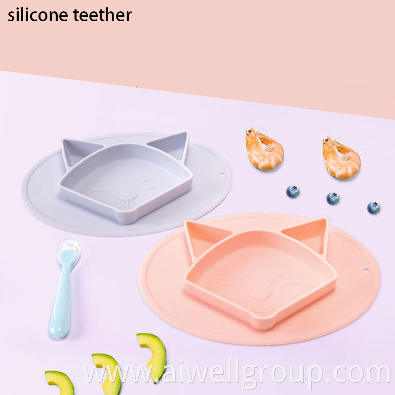 Animal Suction Silicone Plate